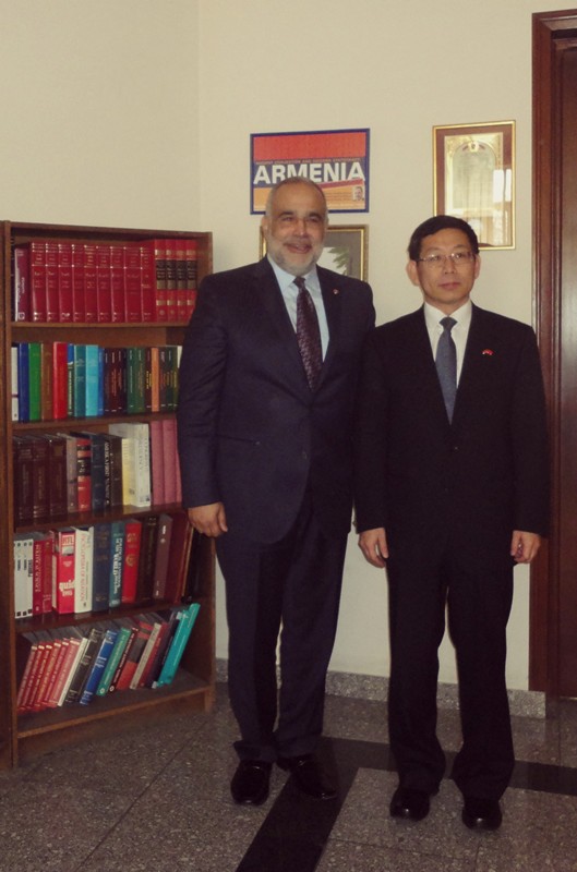 Րաֆֆի Հովհաննիսյանն ընդունեց Չինաստանի դեսպանին
